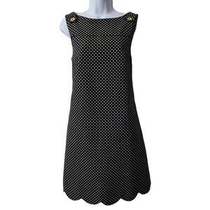 Lilly Pulitzer Black and White Polka Dot Mini Dress